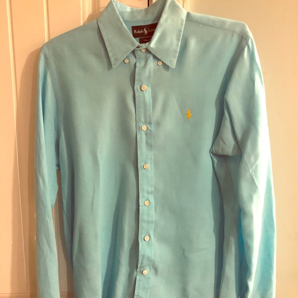 Blue Ralph Lauren Long sleeve polo shirt